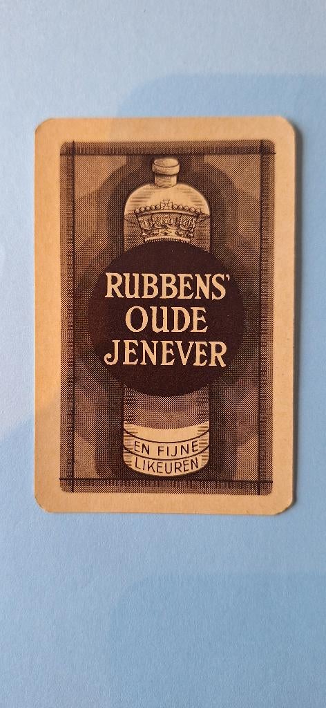Carte à jouer Zele — Genièvre Rubbens, brun b_59, Enlèvement ou Envoi, Utilisé, Carte(s) à jouer