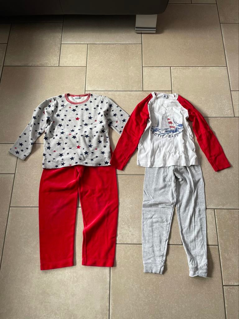 Lot de 2 pyjamas Petit Bateau 8 ans, Utilisé, Garçon