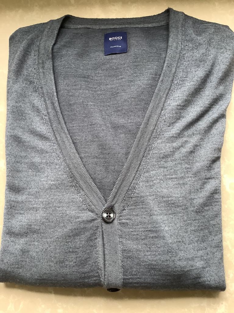 Gilet gris Boggi, Envoi, Comme neuf