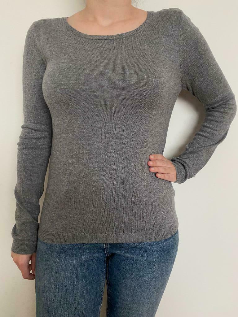 Pull gris Pimkie taille M avec tirette dans le dos, Taille 38/40 (M), Gris, Enlèvement ou Envoi, Pimkie