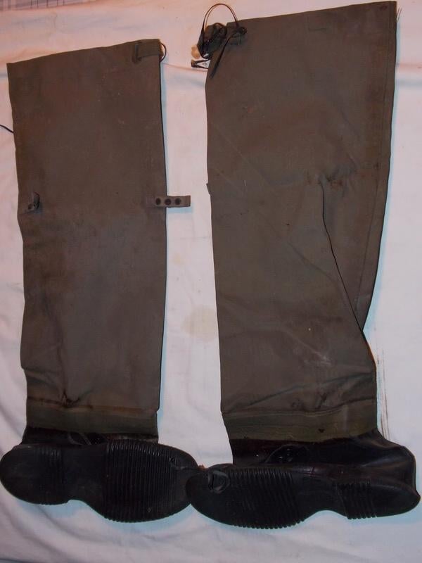 WWII US Rubberen laarzen, Verzamelen, Militaria | Tweede Wereldoorlog, Landmacht, Kleding of Schoenen, Ophalen of Verzenden