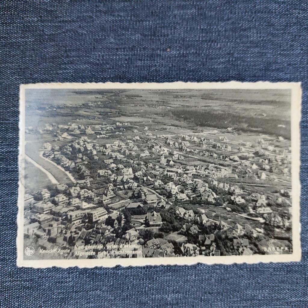 Oude postkaart Knokke-Zoute, Collections, Enlèvement ou Envoi