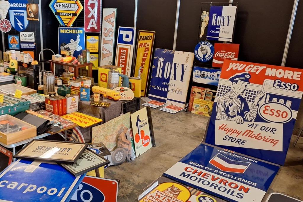 Veel reclames, emaille borden, verzamel & bijzondere items., Verzamelen, Ophalen of Verzenden, Gebruikt
