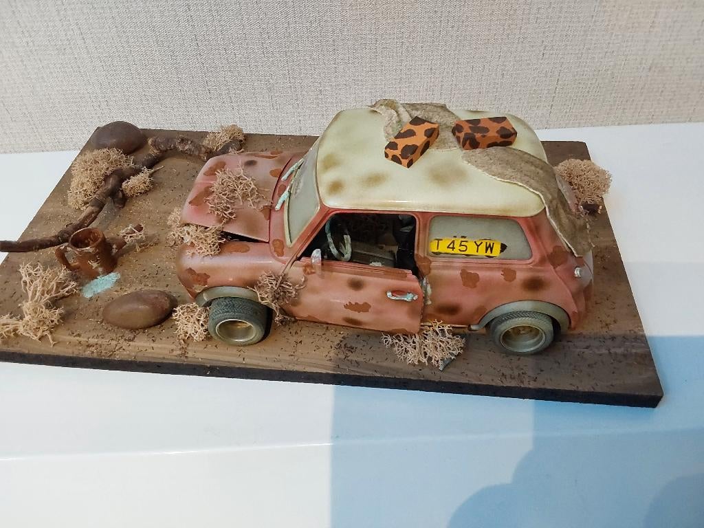Miniatuur auto Mini Cooper 1: 18, Ophalen, Zo goed als nieuw, Auto