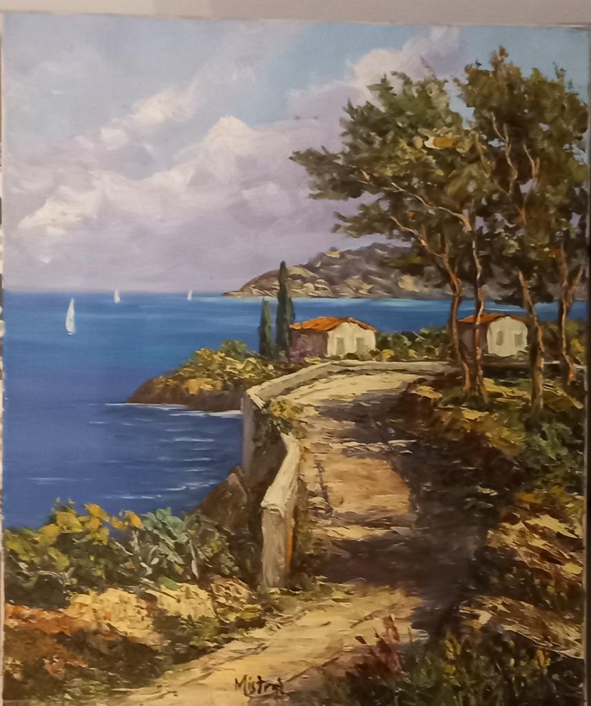 Peinture Mistral, Vincent Rallo (Fra 1954), Antiquités & Art, Enlèvement ou Envoi