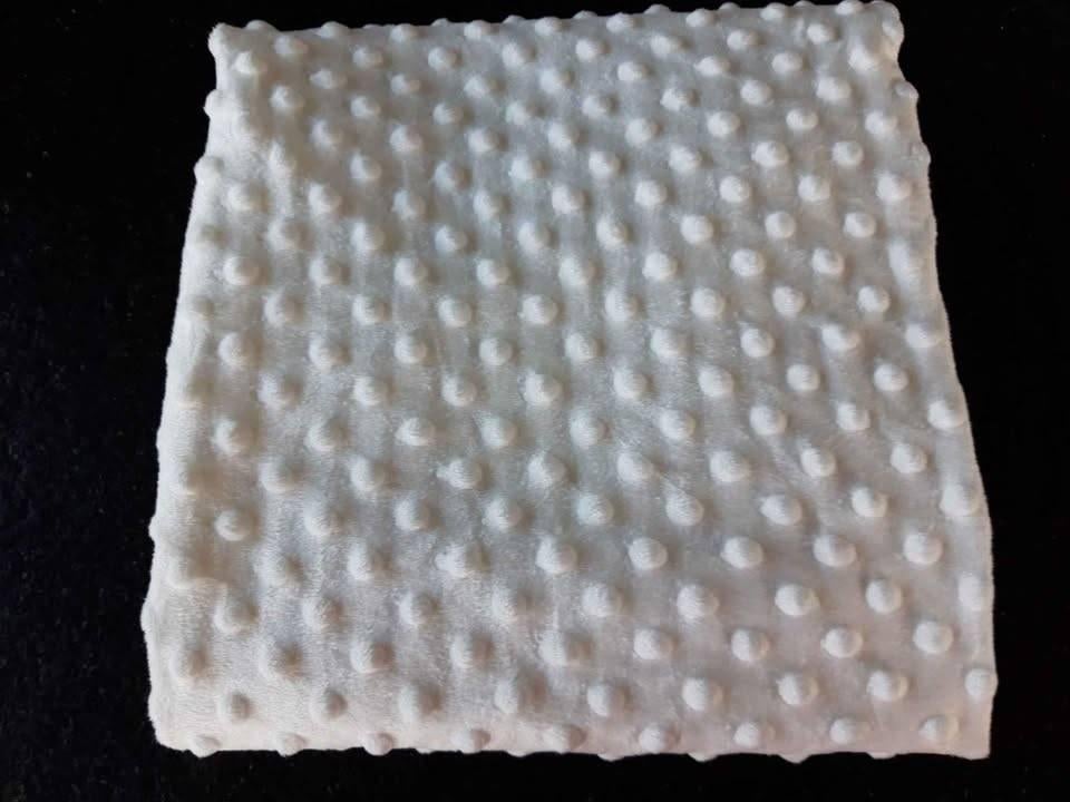 Minky fleece ecru stof  1m/0,75cm, Neuf, Autres couleurs, Enlèvement, 30 à 120 cm