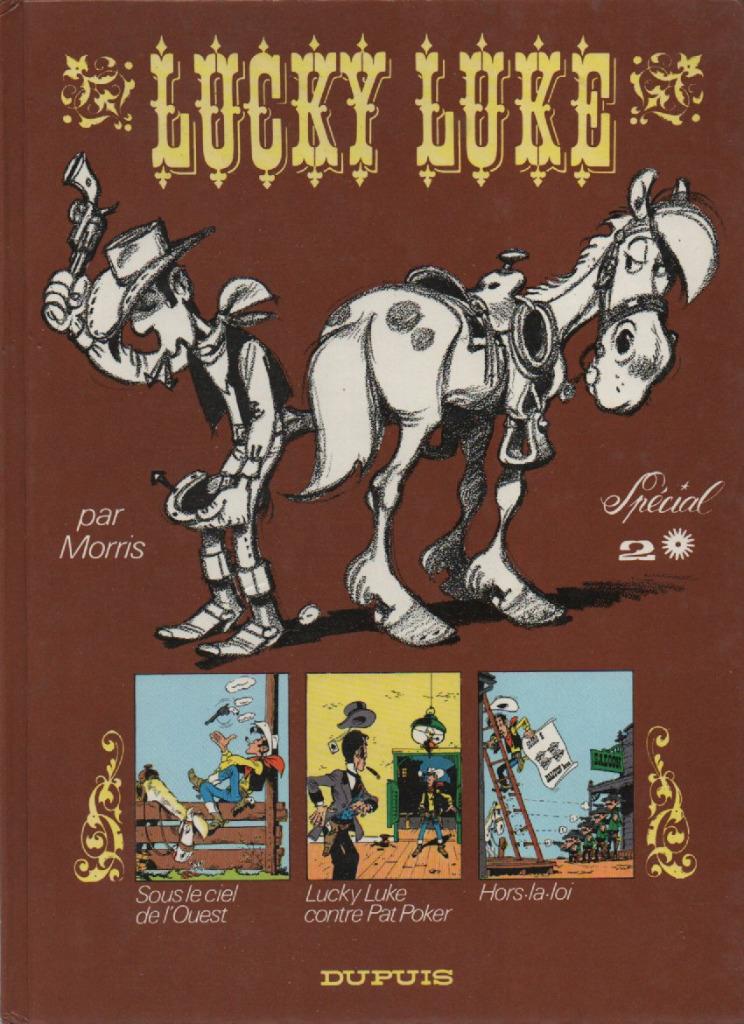 LUCKY LUKE - N spécial comprenant 3 récits - RE de 1986, Livres, Plusieurs BD, Enlèvement ou Envoi, Comme neuf, Morris