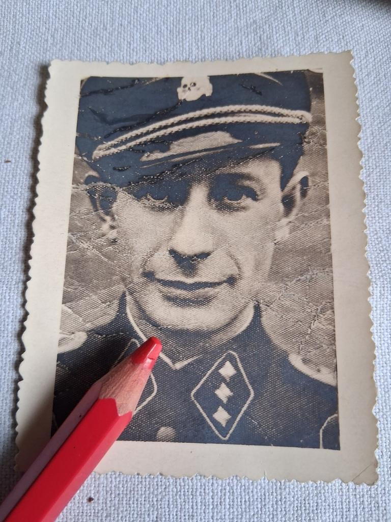 Duitse elite officier portret, Verzamelen, Ophalen of Verzenden