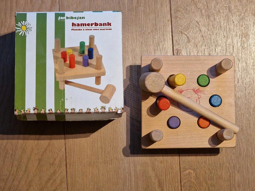 Houten hamerbank, Kinderen en Baby's, Ophalen, Zo goed als nieuw