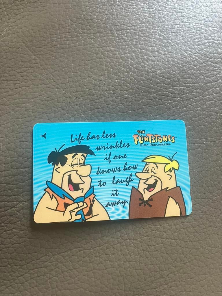 Telefoonkaart van Singapore met de Flintstones, Verzamelen, Ophalen of Verzenden