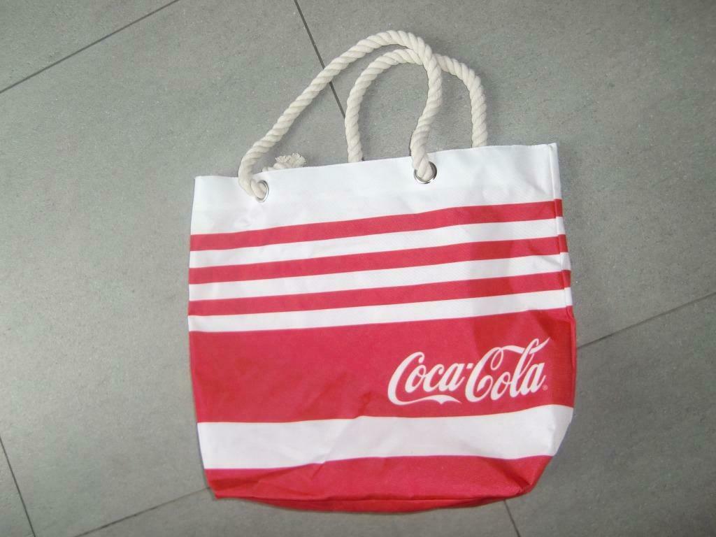 DRAAGTAS COCA COLA STRANDZAK, 40 tot 60 cm, Nieuw, Rood, 35 tot 55 cm