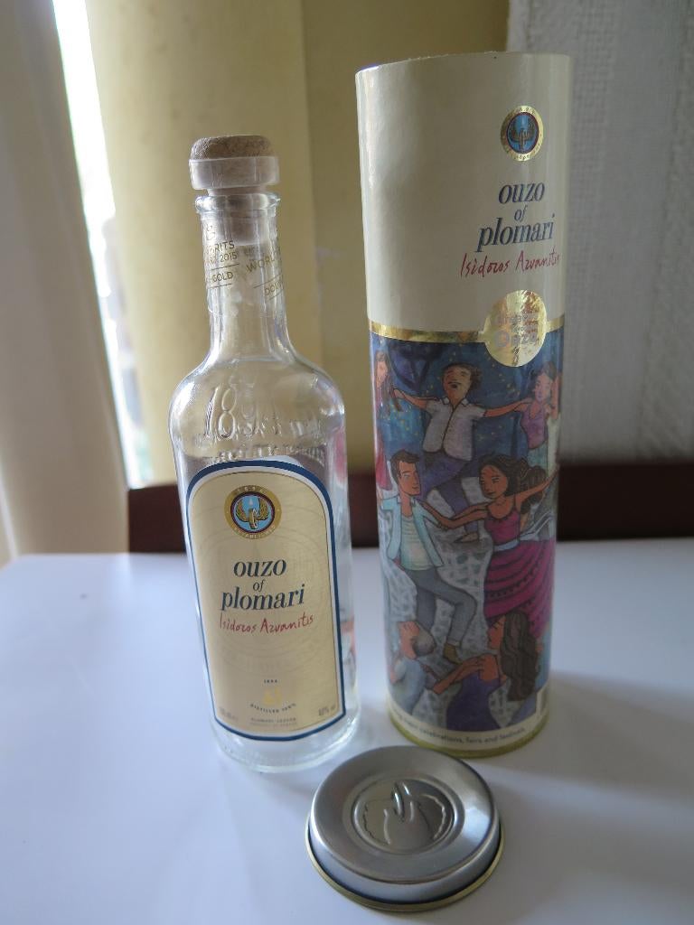 mini bouteille ouzo, Collections, Enlèvement ou Envoi, Utilisé, Emballage