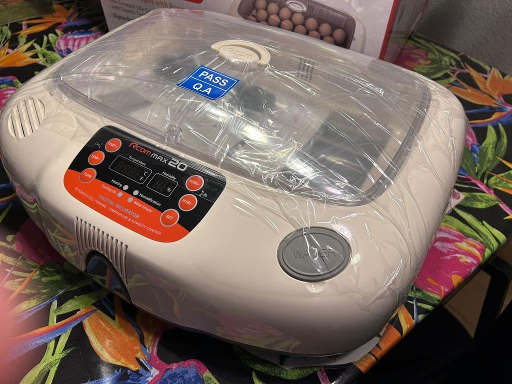 R-com 20 Max broedmachine, Ophalen of Verzenden, Nieuw, Broedmachine