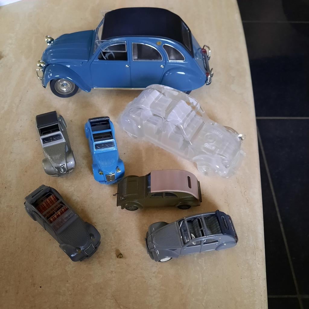 Citroën 2 CV , geitjes , zie omschrijving ., Verzamelen, Overige Verzamelen, Zo goed als nieuw, Ophalen of Verzenden