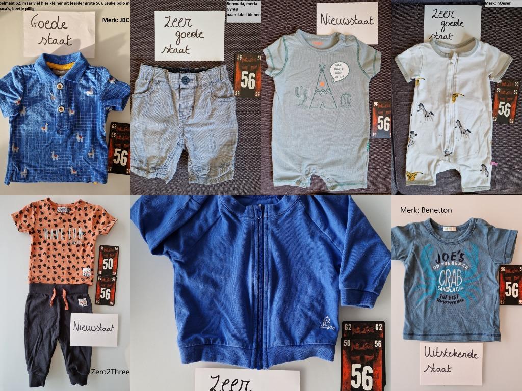 Babykleren jongen of unisex maat 56, Ophalen of Verzenden, Zo goed als nieuw, Jongetje of Meisje, Broekje