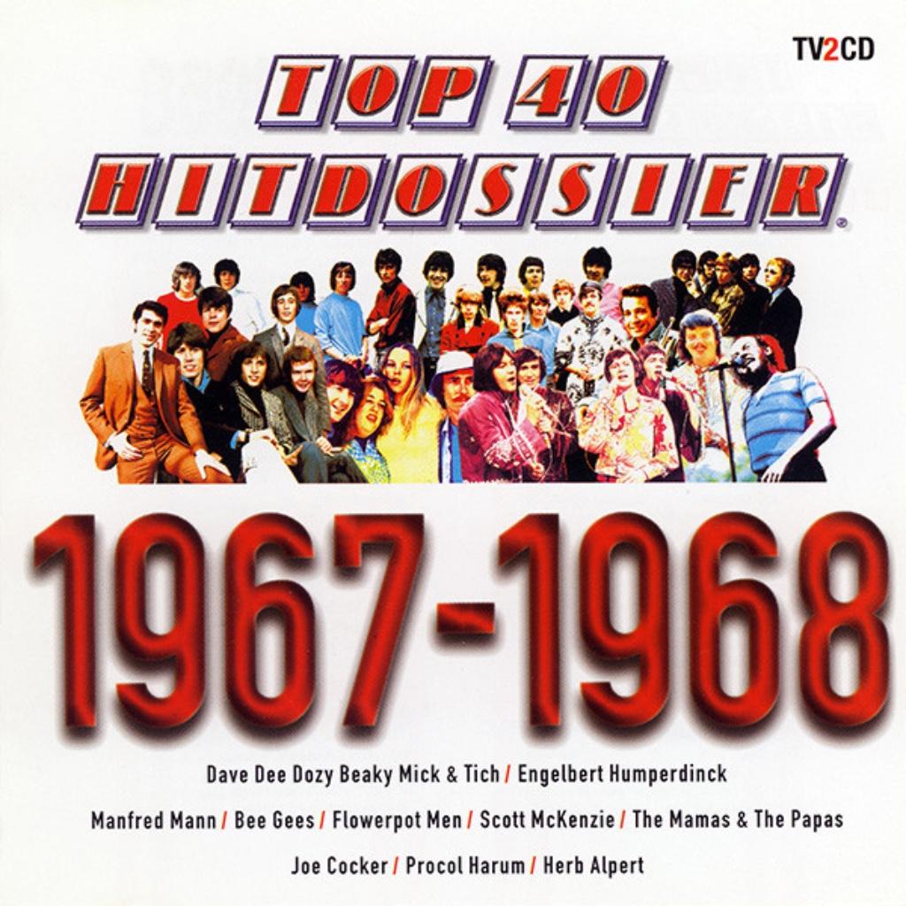 Top 40 Hitdossier 1967-1968 (2 CD), Cd's en Dvd's, Ophalen of Verzenden, Zo goed als nieuw