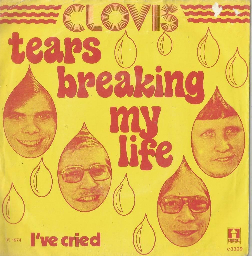 Clovis – Tears breaking my life / I’ve cried – Single, Enlèvement ou Envoi, Utilisé, En néerlandais