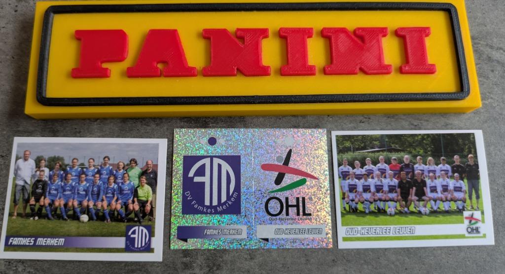 PANINI FOOTBALL 2011 3X STICKERS : 565/6/7/568 FAMKES M/OHL, Verzenden, Nieuw