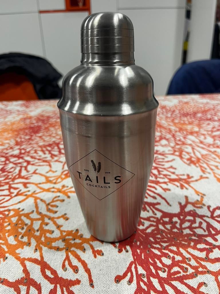 Tails inox shaker nieuw 2. Stuks beschikbaar per stuk, Ophalen of Verzenden, Nieuw