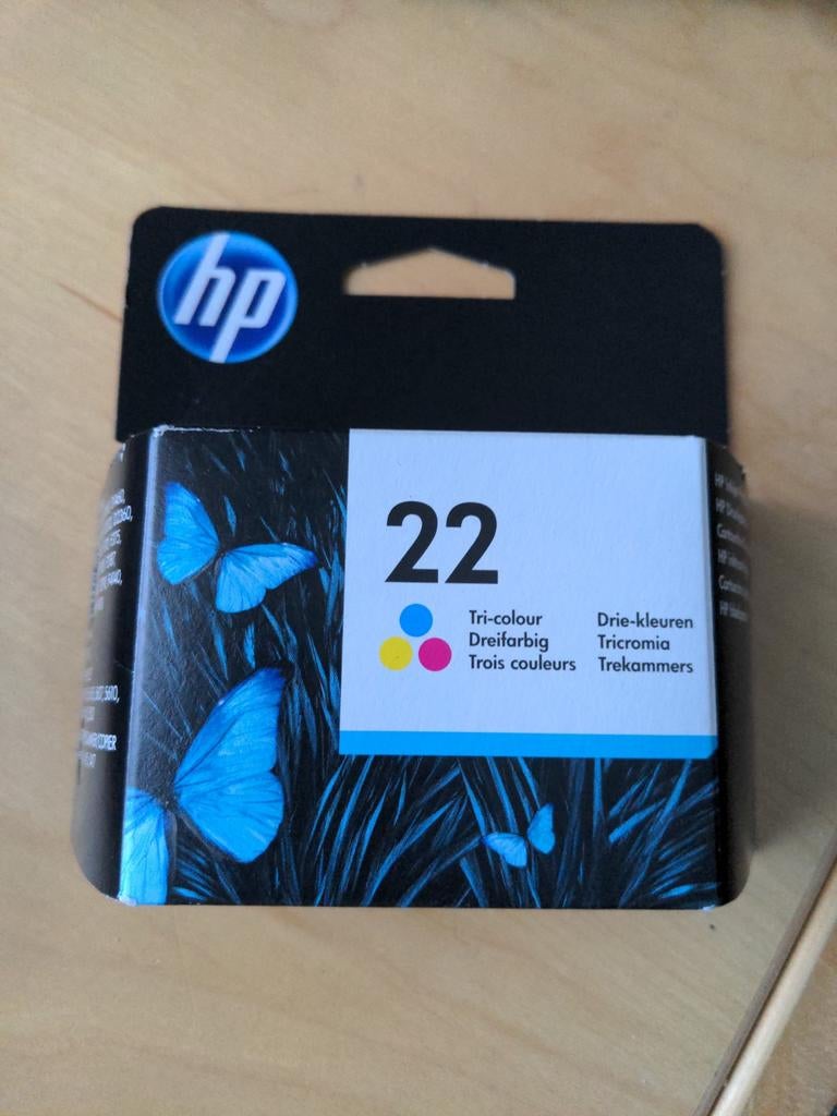 Inktpatroon hp 22 tri-colour, Computers en Software, Ophalen of Verzenden