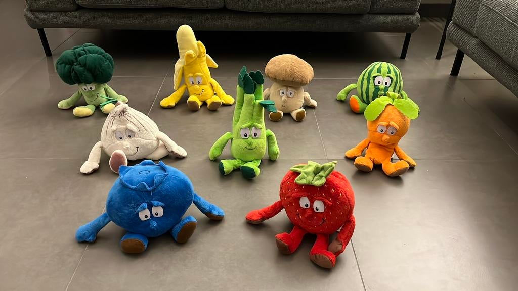 Knuffels VitaMinis 9 stuks NIEUW, Ophalen