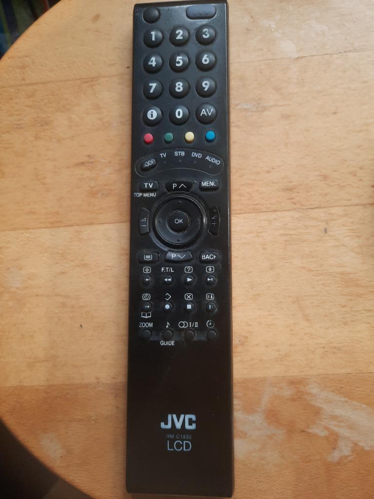 JVC RM-C1932 Originele LCD TV-afstandsbediening, Ophalen of Verzenden, Gebruikt, LCD, Overige merken