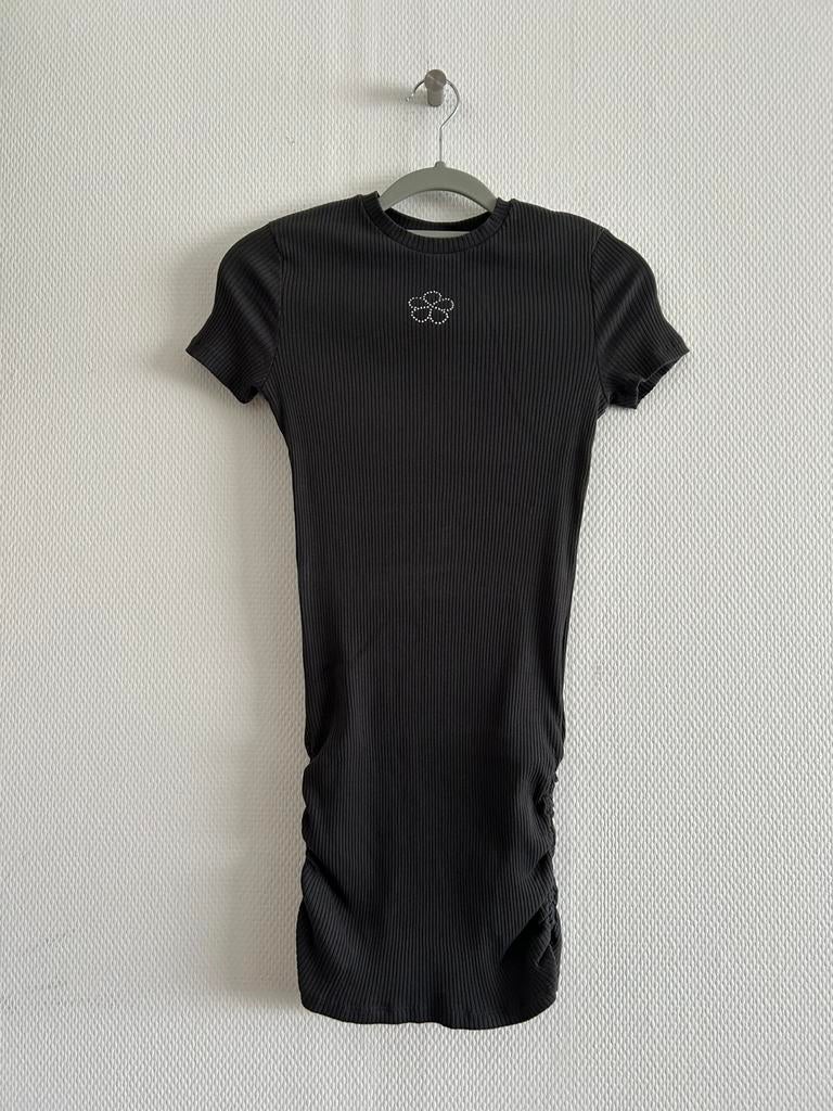 Donkergrijs stretch bodycon kleedje H&M maat 146-152, Neuf, Robe ou Jupe, Enlèvement ou Envoi, H&M