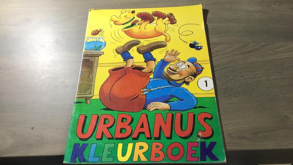 Urbanus kleurboek(%), Verzamelen, Ophalen of Verzenden, Overige figuren, Gebruikt, Gebruiksvoorwerp