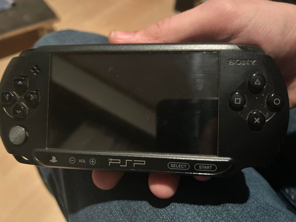 Playstation Console PSP Street, Zwart, Ophalen of Verzenden, PSP, Gebruikt