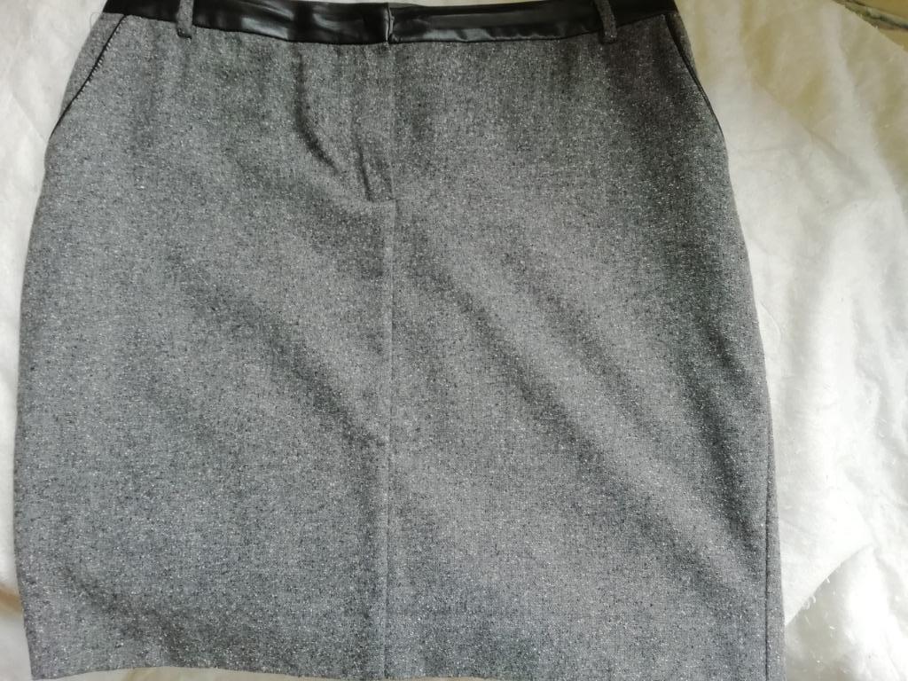 Grijs gespikkelde rok  "Terre Bleue"  Mt 42, Ophalen, Grijs