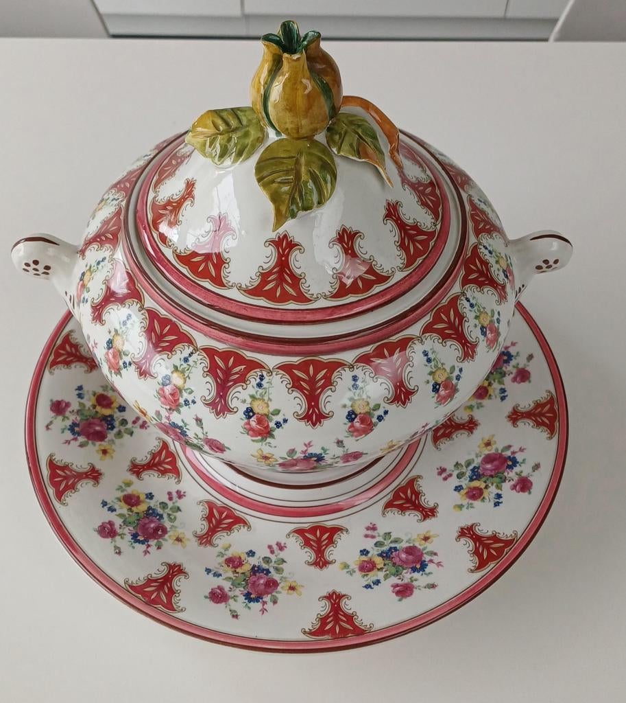 Vintage Italiaans MTC faience 1960, Antiek en Kunst, Antiek | Porselein, Ophalen of Verzenden