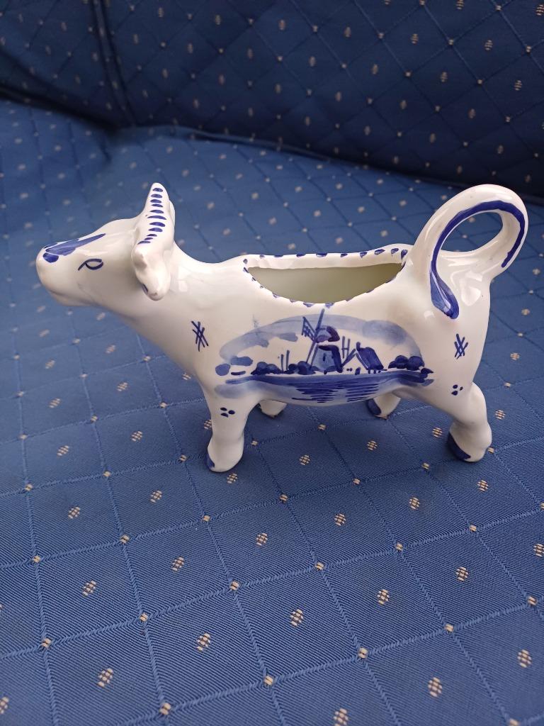 Crémier vache Delft en faïence, Antiquités & Art, Antiquités | Céramique & Poterie, Enlèvement
