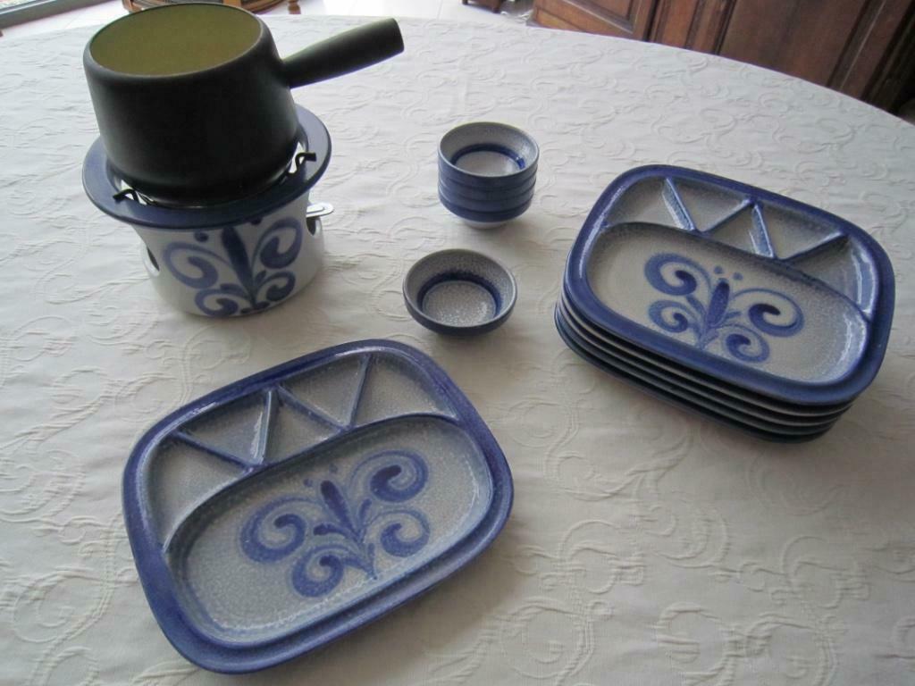 Service à fondue., Maison & Meubles, Cuisine | Vaisselle, Comme neuf, Enlèvement, Autres types, Autres styles