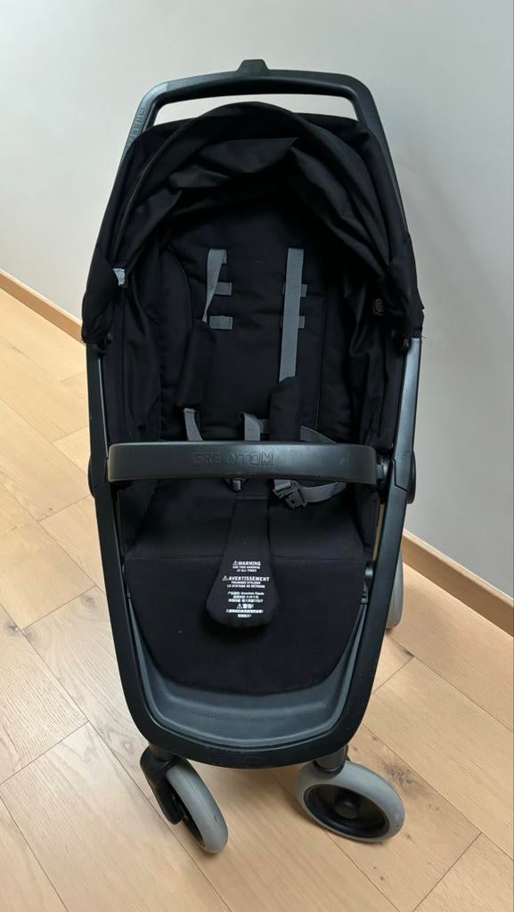 Greentom black-black kinderwagen met toebehoren, Ophalen, Zo goed als nieuw