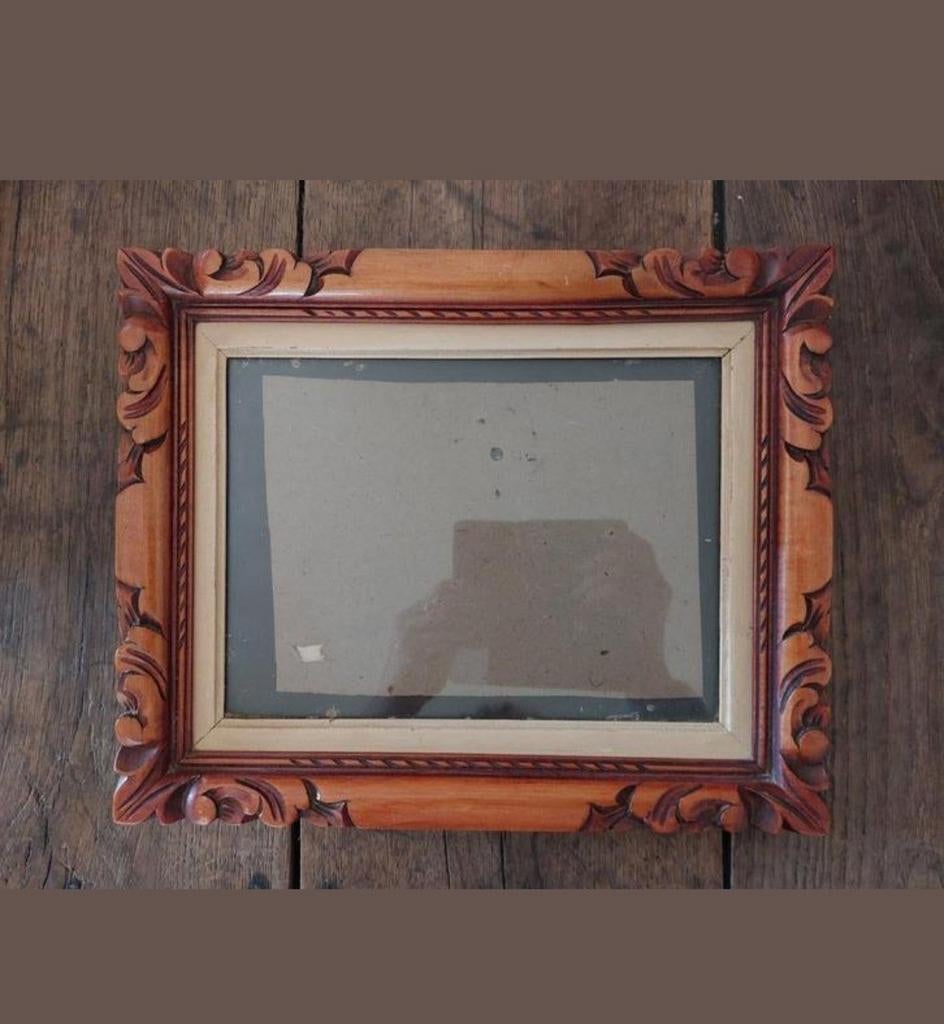 Oude houten kader, Huis en Inrichting, Woonaccessoires | Lijsten, Ophalen