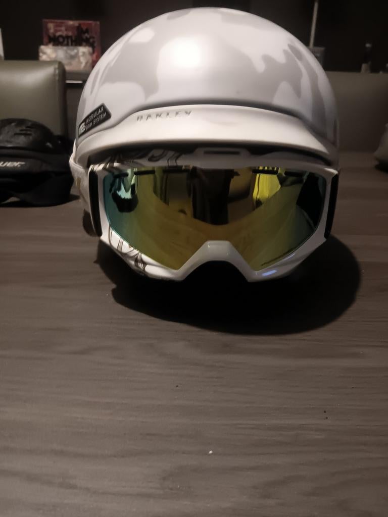 Snowboard of ski helm en bril, Sport en Fitness, Snowboarden, Ophalen
