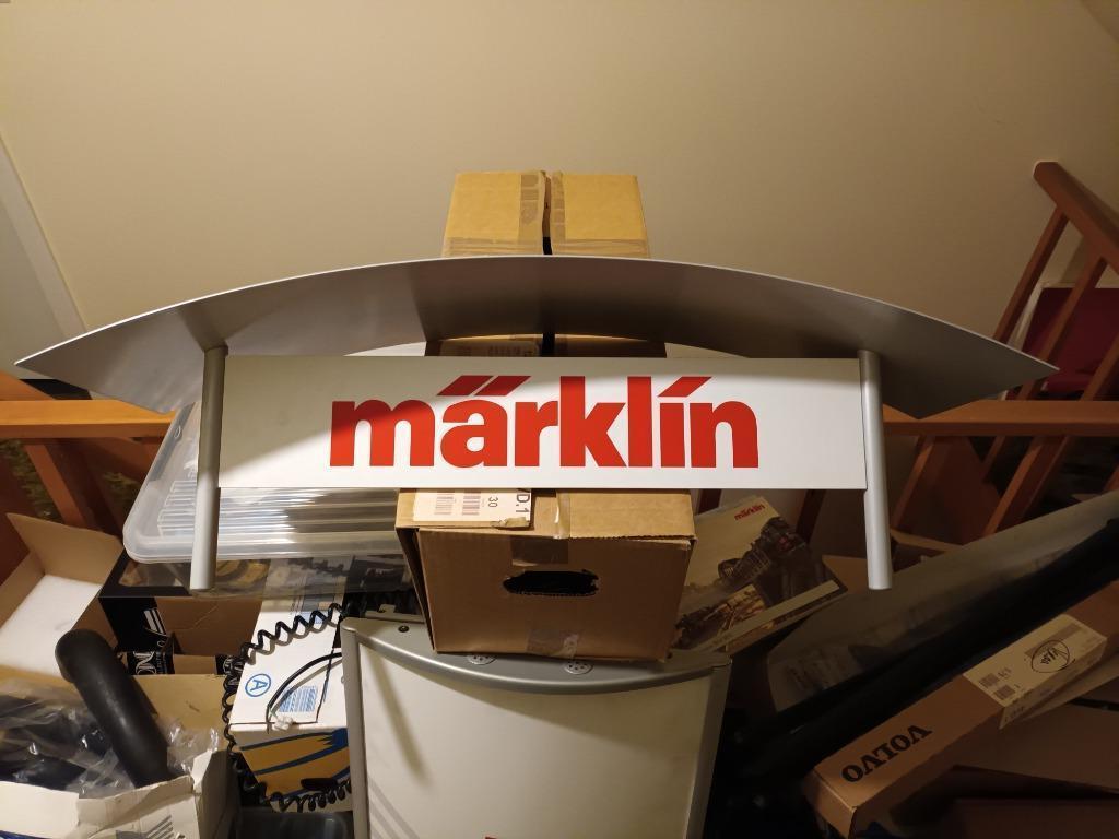 Marklin tekstboog voor op de officiele Marklin vitrinekast, Hobby en Vrije tijd, Modeltreinen | H0, Nieuw, Overige typen, Gelijkstroom of Wisselstroom