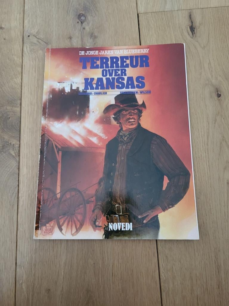 De jonge jaren van Blueberry - 5. Terreur over Kansas, Charlier/Wilson, Eén stripboek, Ophalen of Verzenden, Zo goed als nieuw