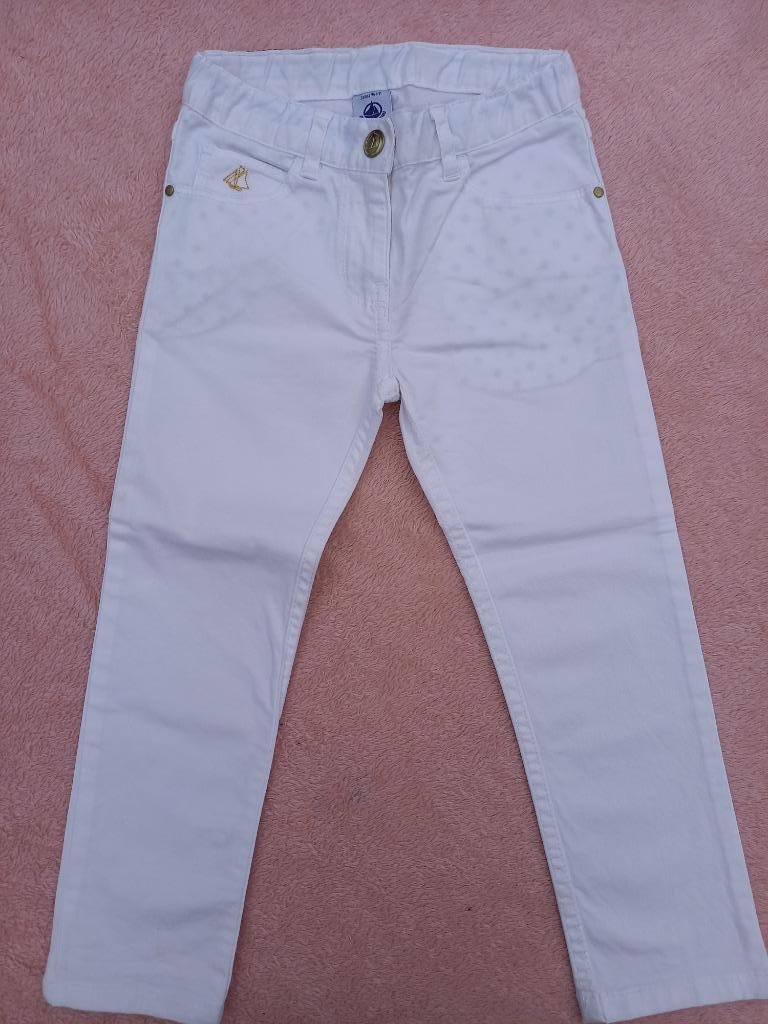 NEUF, petit bateau, jean blanc, taille 98, fille, Enlèvement ou Envoi, Petit Bateau, Fille, Pantalon