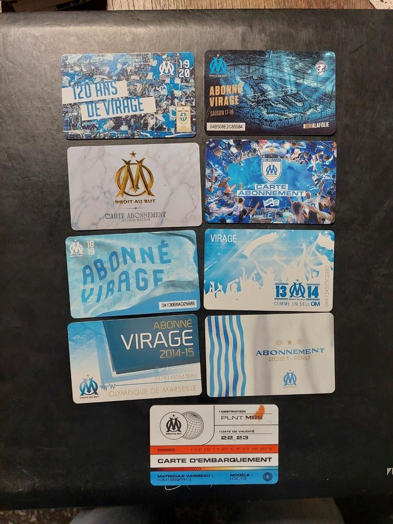 Football lot abonnements OM Marseille, Enlèvement ou Envoi