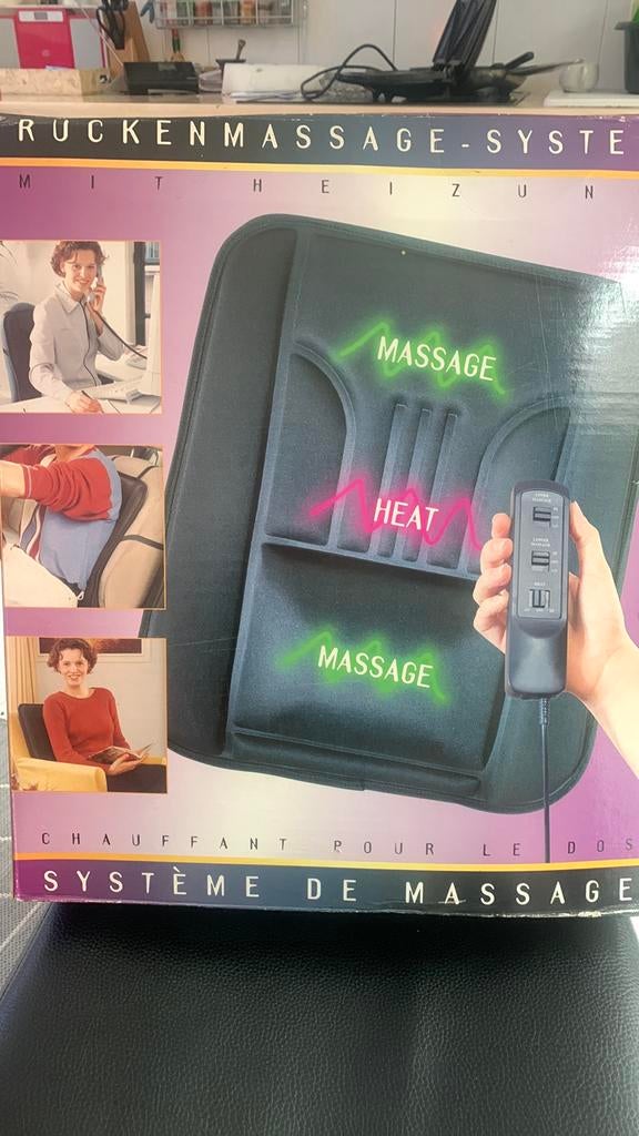 Rug  verwarmings massage, Ophalen of Verzenden, Zo goed als nieuw