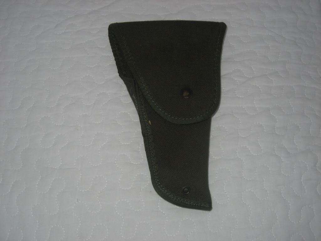 Pistooltas holster - canvas kaki, Verzamelen, Ophalen of Verzenden, Landmacht, Overige typen