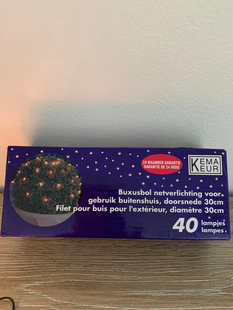 Kerst netverlichting voor buxusbol( nieuw), Enlèvement ou Envoi, Neuf