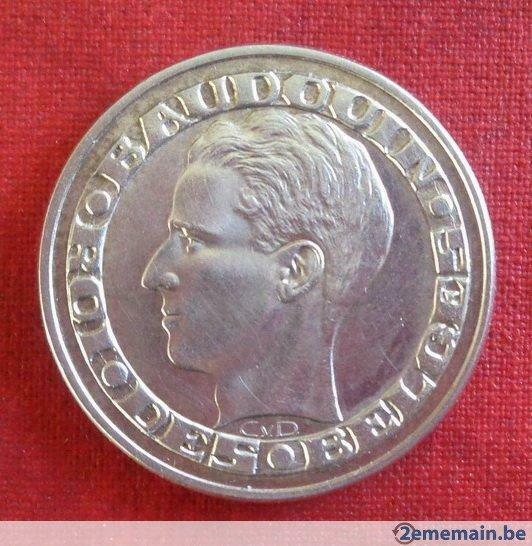 Monnaie ancienne. Belgique 50 frs. Baudouin - Expo 1958, Timbres & Monnaies, Monnaies | Europe | Monnaies euro, Belgique, Argent