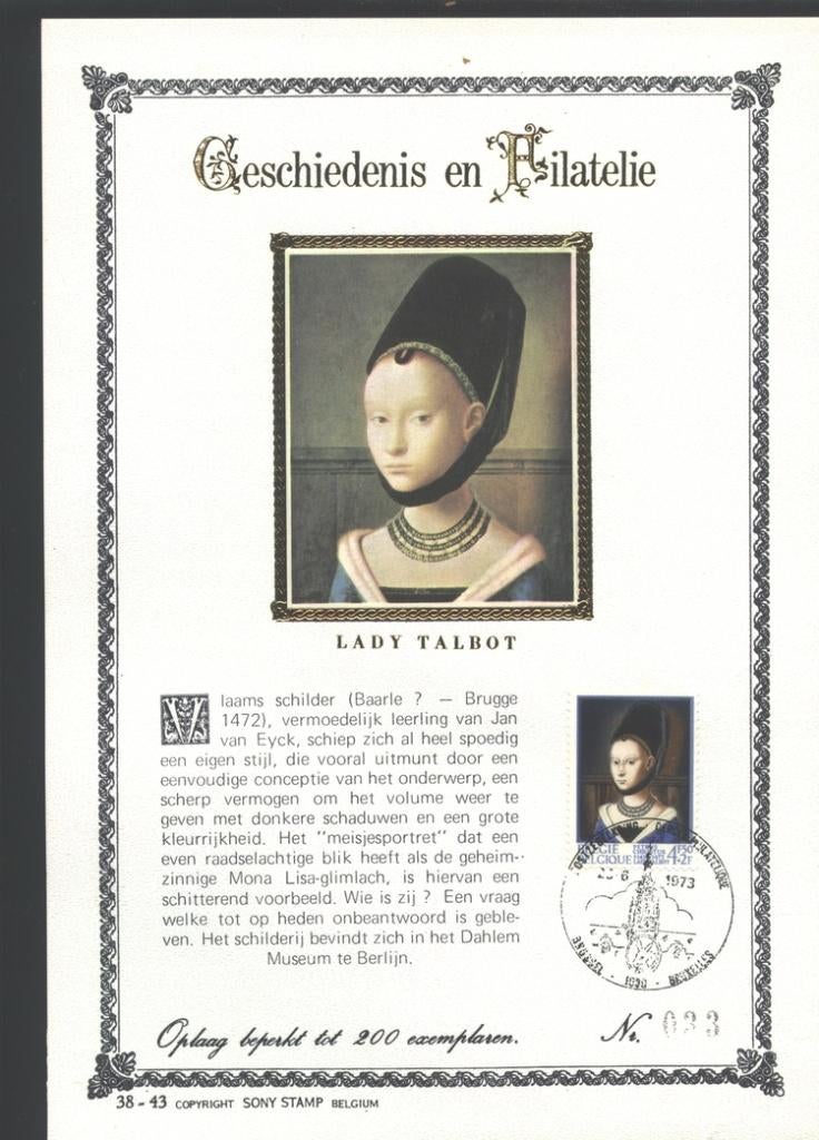 1973 Lady Talbot, Envoi