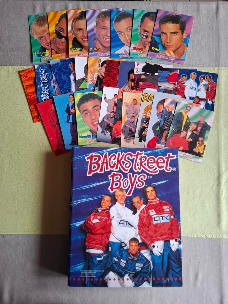Backstreetboys ringmap met verzameling allerlei in, Enlèvement ou Envoi, Comme neuf