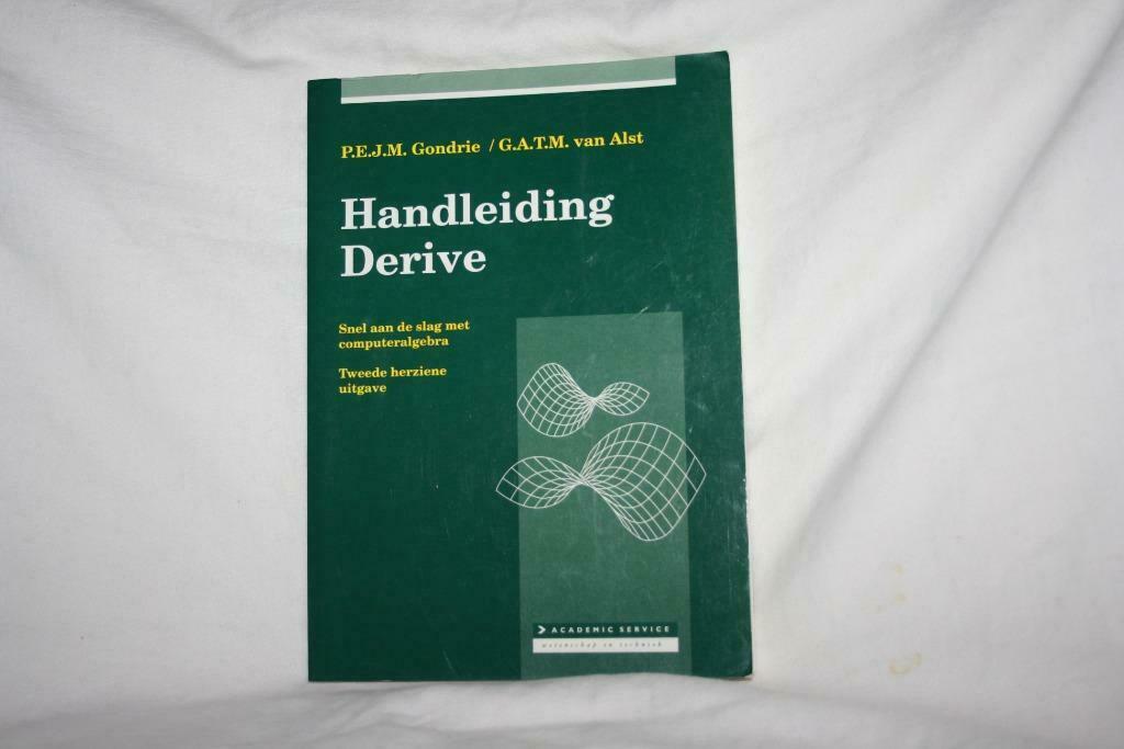 Handleiding Derive P.E.J.M. Gondrie / G.A.T.M. van alst, Ophalen of Verzenden, Gelezen