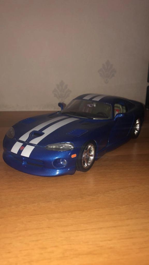 Dodge Viper GTS bburago 1/18, Ophalen of Verzenden, Zo goed als nieuw, Auto, Burago