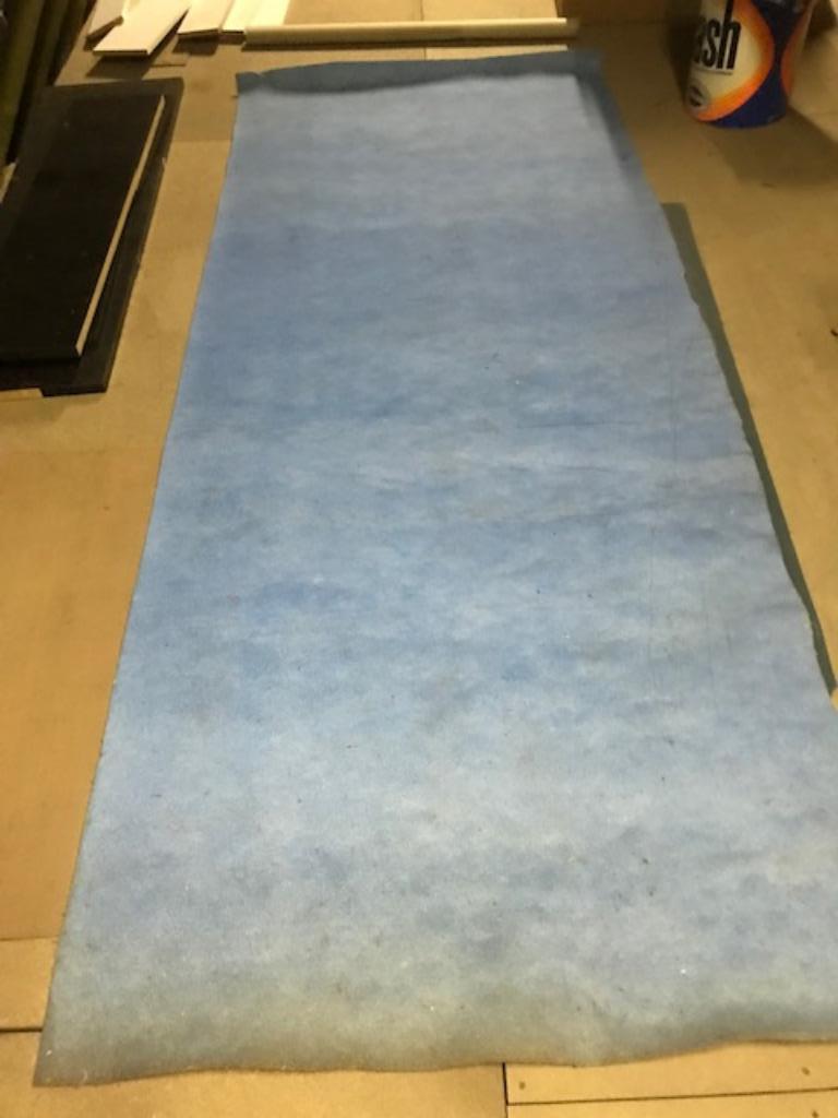 Anti-slip mat voor onder tapijt - 295cmx111793cm (zn5502), Ophalen, 100 tot 150 cm, Blauw, 200 cm of meer