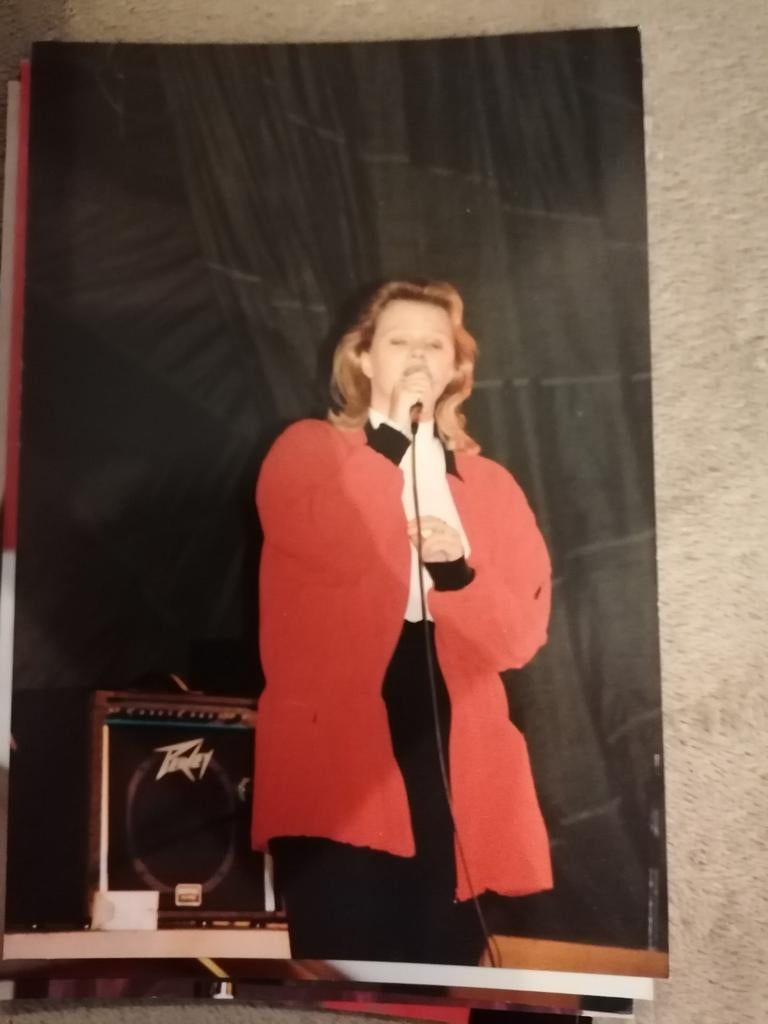 Barbara dex echte foto met handtekening, Verzenden, Foto